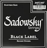 ブラックラベルベース弦 ニッケル弦 4弦 045-105 SBN45 Black