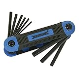 Silverline 763580 Hex Key Imperial Expert Tool, 9-piece 5/64-inch-1/4-inch