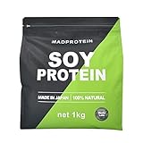 MADPROTEIN ソイプロテイン 国内製造 大豆 植物性プロテイン (抹茶ラテ, 1kg)