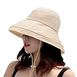 UVカット 帽子 レディース つば広 紫外線カット 小顔効果 レディースハット あご紐付き 風に吹き飛ばない アウトドア 旅行 紫外線対策