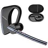Link Dream bluetooth イヤホン 片耳 ワイヤレス イヤホン 片耳 マイク付き bluetooth5.2 CVC8.0 ノイズキャンセリング 耳掛け型 ハンズフリー通話 200mAhバッテリー内蔵 24時間通話時間 軽量 技適認証済 収納ボックス付き 日本語説明書付き