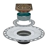Schluter KERDI Drain oil-rubbedブロンズPVCバージョン