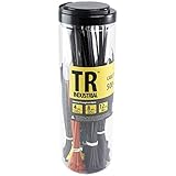 TR Industrial TR88300 Assorted Cable Ties Set (500 Piece), 7", Black/Red/Blue/Yellow [並行輸入品]