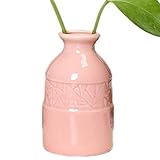 Gespout 花瓶 陶器 白 和風 花器 一輪挿し おしゃれ 水耕栽培用 装飾用品 ドライ花瓶 フローラ 円柱 可愛い 花入 容器 雑貨 人気 観葉植物 卓上置物 小さな口の花瓶