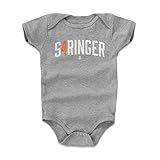 500レベルのジョージ・Springer Infant & Baby Onesieロンパース – Houston野球ファンギアの公式ライセンスMLB Players Association – ジョー
