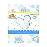 Disney Babies Knit Bassinet Sheet by Crown Craft [並行輸入品]