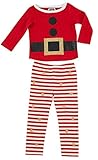 GLITTER SANTA PAJAMAS