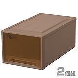 天馬(Tenma) フィッツケース M-30 ブラウン 【2個組】