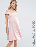 ASOS (エイソス) マタニティ バルドー ミニ スケーター ワンピース ブラッシュ UK 10 (L) [並行輸入品]