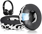SoloWIT 冷却ジェル パッド イヤーパッド Beats Solo 2 & Solo 3 Wireless (B0534/A1796) 用 交換パッド ヘッドパッド ノイズアイソレーション 高密度フォーム 厚手パッド 冷感 ‐ ユキヒョウ柄