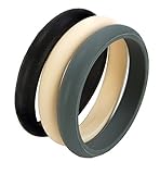 Chewbeads Skinny Charles Bangle - Ivory, Black, Charcoal (3 different colors) [並行輸入品]