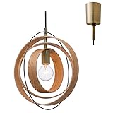 INTERFORM INC. インタ－フォルム ペンダントライト ウッド シンプル 北欧 インテリア ペーンランタ ナチュラル LT-2646NA 白熱球付