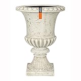 樹脂製軽量ポット(植木鉢/プランター) CAPI カップ型/φ66cm 防水/UV加工/耐寒性 アイボリー 〔ガーデニング用品/園芸〕 生活用品 インテリア 雑貨 花 ガーデニング プランター top