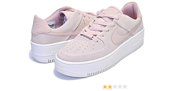 Amazon ナイキ ウィメンズ エアフォース 1 セイジ Wmns Af1 Sage Low Particle Beige Particle Beige レディース スニーカー ガールズ ピンク スエード 25cm 並行輸入品 Nike ナイキ スニーカー