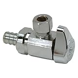 Brasscraft g2brpx19 C 1 / 2インチNomクリンプバーブ3 / 8インチ外径Comp角度によって停止、クロム
