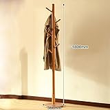 コートラック ソリッドウッドコートラックフロアハンガーモダンシンプルハイエンドハンガーヨーロピアンスタイル (色 : A)