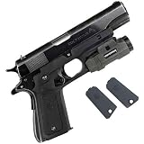 在庫販売 RECOVER TACTICAL 1911用ライトマウント付グリップ＆パネル交換システム ブラック CC3P（パネルBK+グレー）