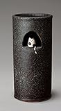 小窓ねこ傘立　信楽焼　陶器　傘立