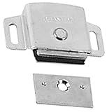 Stanley National s810 – 160 Stanleyハードウェア81 – 0160調節可能な磁気キャビネットキャッチ – クリアコーティングアルミ