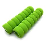 A-CRAFT 2本入り ドアノブカバー ドアレバー ドアハンドル スポンジ 柔らかい (グリーン2個)