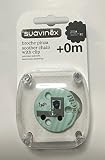 【suavinex グリーン・ラウンド スーザー チェーン 付きクリップ】