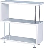 ■ジグザグラック　2段　BUS-16WH/BUS-16BR■ジグザグのデザインが個性的！デザイン性の高いラックはお部屋にスパイスをプラスしてくれます！【RCP】【05P12Oct14】【TOKAI_20150110】