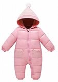 ベビーロンパース キッズジャンプスーツ ベビーダウンコート 2017冬 子どもダウンコート 男女兼用ダウンサロペット 子どもダウンジャケット 子供綿つなぎ 新生児用カバーオール オーバーオール フード