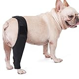 [FRENCH FRENCH] 犬 サポーター 犬用 膝 関節 膝 靭帯 脱臼 保護 プロテクター 介護 小型犬 中型犬 大型犬 犬用 膝 関節 膝 靭帯 足プロテクター 保護用包帯 通気性 超軽量 弾力 手術怪我固定 足の保護 KM677G (XS)