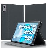 【NSFN】For wg_tablet_01 専用ケース Wireless Gate 10.1インチ タブレット 2024年用ケース スタンド可能 薄型 軽量 保護カバー スタンド可能 TPU 薄型 レザーカバー 軽量 2段階角度調整 全面保護型 (グレー)