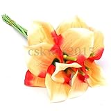 Generic 10 Stems Bouquet Calla Lily Bridal Wedding Sweet Home Decor Artificial Flowers