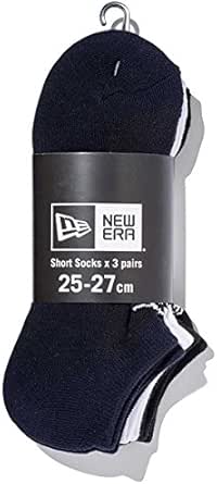 Amazon ニューエラ ソックス ショート 靴下 3ペア New Era Socks マルチ スポーツソックス 通販