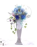 結婚記念日祝いの花  プリザーブドフラワー お祝青バラ 誕生日の花