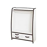 【JAJAN】キッズ ハンガーラック レギュラー 幅63cm　ブラウン［完成品][おまけ付き]【知育家具EVAキッズシリーズ】HRJ-63HD_s