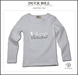 プリンセスサラ気品溢れる煌びやかなラインストーン入り厚手カットソー/長袖Ｔシャツ（濠Du)クリーム110cm