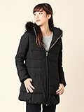 Angeliebe エンジェリーベ ママコート ベビーケープ付き マット タフタ フード付き ダウン ママ コート ＆ ケープ セット 妊婦服 マタニティ 産前 産後 M ブラック 220832208