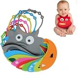 Silicone Baby Bibs - Waterproof Easy to Clean. No More Messy (8 Beautiful Models-the Cow) By Baby's
