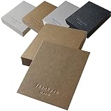 BAY LETTERPRESS サンキューカード 兼 アクセサリー台紙 30枚 クラフト 活版印刷 71×59mm