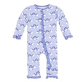 KicKee Pants Baby Girls Fitted Ruffle CoverallライラックSeals US サイズ: 18-24 Months カラー: パープル