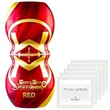 メンズマックス スマートギア レッド ＆ ポケットローション（1回分7mlパック）x５個セット