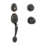 Dynasty Hardwre COL-TAH-100-12P Colorado Front Door Handleset, Aged, Oil Rubbed Bronze with Tahoe Kn