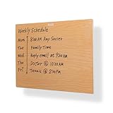 プラス ホワイトボード インテルナフロート 木目調 小型 家庭用 HWB-A4-M 428-976