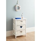 High Quality Wicker 3 Drawer Chest by ChoicefullBargain