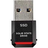 SSD 外付け 1TB 極小 コンパクト ポータブル PS5 / PS4 対応 USB3.2 Gen2 読込速度 600MB/s ブラック エコパッケージ SSD-PST1.0U3BA/N