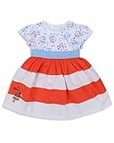 The Essential One – ベビーキッズ女の子用ドレス – ストライプ – レッド – eot291 US サイズ: M カラー: マルチカラー