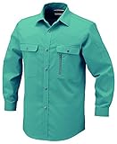 CO-COS コーコス エコストレッチ長袖シャツ H-198 グリーン 5L