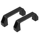 プルハンドル，SODIAL(R) キャビネット　引き出し　ドアのプラスチック製ハンドル　プルノブ　120mm/4.7" 2件
