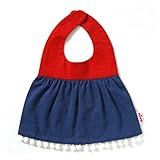 (ニヴァ)niva スタイ ポンポン bicolor with pom-poms レッド×ブルー