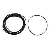 uxcell　Oリング　機械的ニトリルラバー　はと目　120mm x 3mm　10個