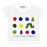 アスナロ（トップス 半袖tシャツ） ERIC CARLE はらぺこあおむし 半袖Tシャツ ベビー 子供 プリント90 ホワイト