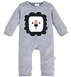 YY-Shop ベビー服 ロンパース 女の子 新生児 ボディースーツ 男の子 赤ちゃん 肌着 出産祝い カバーオール 七五三 ベビースーツ 長袖 秋冬 保温性 (95, 3グレー)